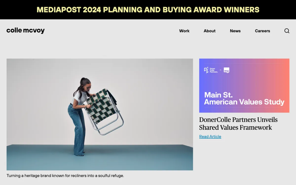 Colle McVoy homepage, captured September 28, 2026